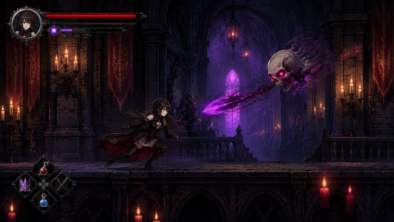 哥特少女勇闯恶魔城2 故事片段 玩法截图 3
